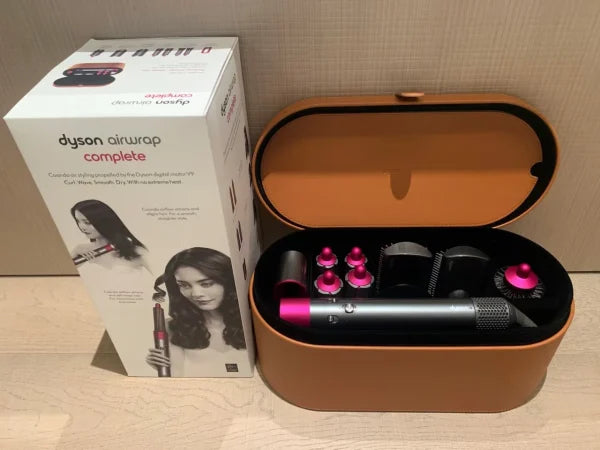 Best Quality Salon with Accessories Leather Case 8 Set Model Hair Curler for Dyson′ HS01 Airwraps Complete Airwraps Styler Hair Curler- pink